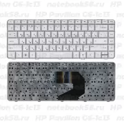 Клавиатура для ноутбука HP Pavilion G6-1c13 Серебристая