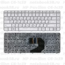 Клавиатура для ноутбука HP Pavilion G6-1c39 Серебристая