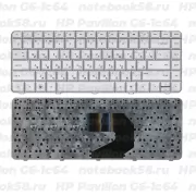 Клавиатура для ноутбука HP Pavilion G6-1c64 Серебристая