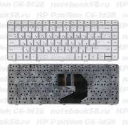 Клавиатура для ноутбука HP Pavilion G6-1d28 Серебристая