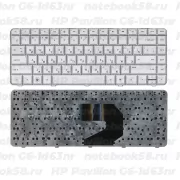 Клавиатура для ноутбука HP Pavilion G6-1d63nr Серебристая