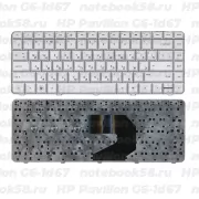 Клавиатура для ноутбука HP Pavilion G6-1d67 Серебристая