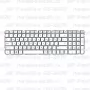 Клавиатура для ноутбука HP Pavilion G6-2070 Белая, без рамки