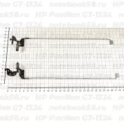 Петли матрицы для ноутбука HP Pavilion G7-1324 (левая + правая)