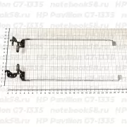 Петли матрицы для ноутбука HP Pavilion G7-1335 (левая + правая)