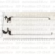 Петли матрицы для ноутбука HP Pavilion G7-1340 (левая + правая)