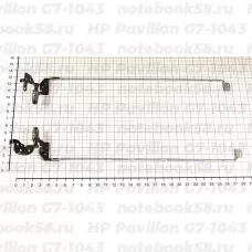 Петли матрицы для ноутбука HP Pavilion G7-1043 (левая + правая)