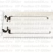 Петли матрицы для ноутбука HP Pavilion G7-1202er (левая + правая)