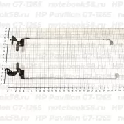 Петли матрицы для ноутбука HP Pavilion G7-1265 (левая + правая)