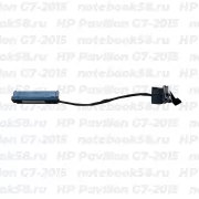Шлейф жесткого диска для ноутбука HP Pavilion G7-2015 (6+7pin)
