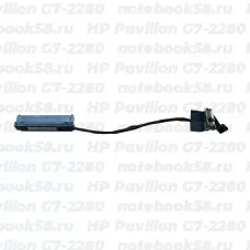 Шлейф жесткого диска для ноутбука HP Pavilion G7-2280 (6+7pin)