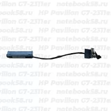 Шлейф жесткого диска для ноутбука HP Pavilion G7-2311er (6+7pin)