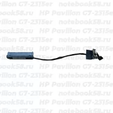 Шлейф жесткого диска для ноутбука HP Pavilion G7-2315er (6+7pin)