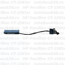 Шлейф жесткого диска для ноутбука HP Pavilion G7-2361sr (6+7pin)