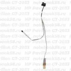 Шлейф матрицы для ноутбука HP Pavilion G7-2033 (40pin LVDS, LED)