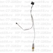 Шлейф матрицы для ноутбука HP Pavilion G7-2282nr (40pin LVDS, LED)