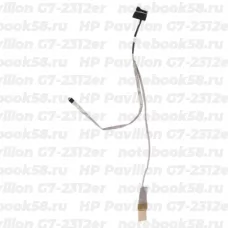 Шлейф матрицы для ноутбука HP Pavilion G7-2312er (40pin LVDS, LED)