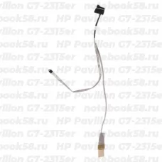 Шлейф матрицы для ноутбука HP Pavilion G7-2315er (40pin LVDS, LED)
