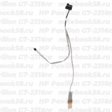Шлейф матрицы для ноутбука HP Pavilion G7-2316nr (40pin LVDS, LED)