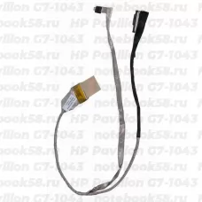 Шлейф матрицы для ноутбука HP Pavilion G7-1043 (40pin LVDS, LED)