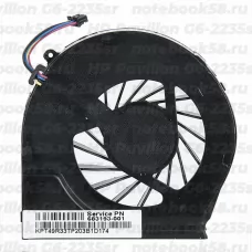 Вентилятор для ноутбука HP Pavilion G6-2235sr (4 контакта)