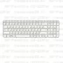 Клавиатура для ноутбука HP Pavilion G6-2126sr Белая, с рамкой