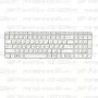 Клавиатура для ноутбука HP Pavilion G6-2254sr Белая, с рамкой
