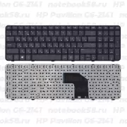 Клавиатура для ноутбука HP Pavilion G6-2141 черная, с рамкой