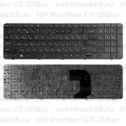 Клавиатура для ноутбука HP Pavilion G7-1316sr Черная