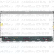 Матрица для ноутбука HP Pavilion G7-1358 (1600x900 HD+) TN, 40pin, Глянцевая