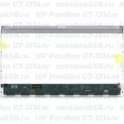 Матрица для ноутбука HP Pavilion G7-1314nr (1600x900 HD+) TN, 40pin, Глянцевая