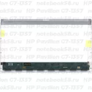 Матрица для ноутбука HP Pavilion G7-1357 (1600x900 HD+) TN, 40pin, Глянцевая