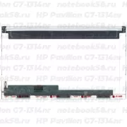 Матрица для ноутбука HP Pavilion G7-1314nr (1600x900 HD+) TN, 40pin, Глянцевая