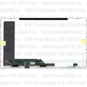 Матрица для ноутбука HP Pavilion G6-2343er (1366x768 HD) TN, 40pin, Матовая