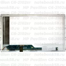 Матрица для ноутбука HP Pavilion G6-2102sr (1366x768 HD) TN, 40pin, Матовая