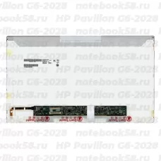 Матрица для ноутбука HP Pavilion G6-2028 (1366x768 HD) TN, 40pin, Глянцевая