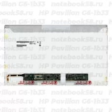 Матрица для ноутбука HP Pavilion G6-1b33 (1366x768 HD) TN, 40pin, Глянцевая