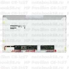 Матрица для ноутбука HP Pavilion G6-1c57 (1366x768 HD) TN, 40pin, Глянцевая