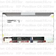 Матрица для ноутбука HP Pavilion G6-2031nr (1366x768 HD) TN, 40pin, Матовая