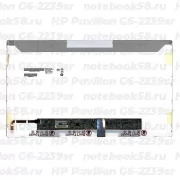 Матрица для ноутбука HP Pavilion G6-2239sr (1366x768 HD) TN, 40pin, Глянцевая