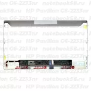 Матрица для ноутбука HP Pavilion G6-2233nr (1366x768 HD) TN, 40pin, Матовая
