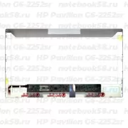 Матрица для ноутбука HP Pavilion G6-2252sr (1366x768 HD) TN, 40pin, Матовая