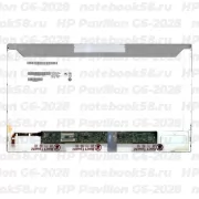 Матрица для ноутбука HP Pavilion G6-2028 (1366x768 HD) TN, 40pin, Матовая