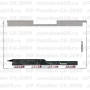 Матрица для ноутбука HP Pavilion G6-2090 (1366x768 HD) TN, 40pin, Глянцевая