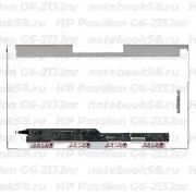 Матрица для ноутбука HP Pavilion G6-2132nr (1366x768 HD) TN, 40pin, Глянцевая