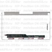 Матрица для ноутбука HP Pavilion G6-2138sr (1366x768 HD) TN, 40pin, Глянцевая