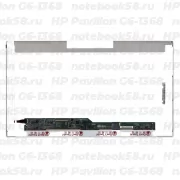 Матрица для ноутбука HP Pavilion G6-1368 (1366x768 HD) TN, 40pin, Глянцевая