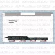 Матрица для ноутбука HP Pavilion G6-2028 (1366x768 HD) TN, 40pin, Матовая