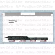 Матрица для ноутбука HP Pavilion G6-2031nr (1366x768 HD) TN, 40pin, Матовая