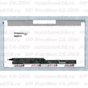 Матрица для ноутбука HP Pavilion G6-2100 (1366x768 HD) TN, 40pin, Матовая